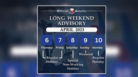 Mas pinahabang Holy Week break ngayong 2023: .
